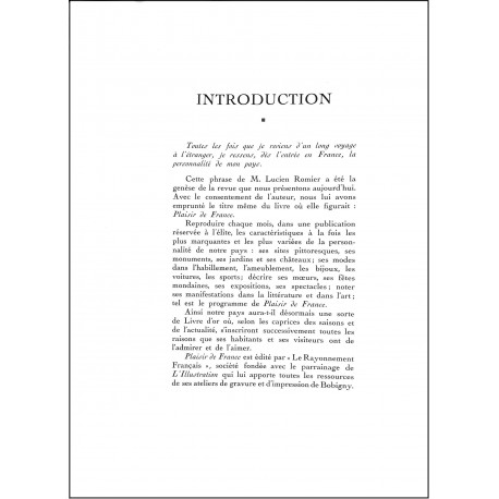 PLAISIR de FRANCE |Premier Numéro