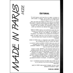 MADE IN PARIS MODE |Premier Numéro 2