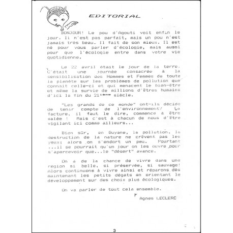 Le POU d'AGOUTI |Premier Numéro