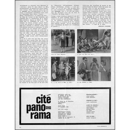 cité panorama |Premier Numéro