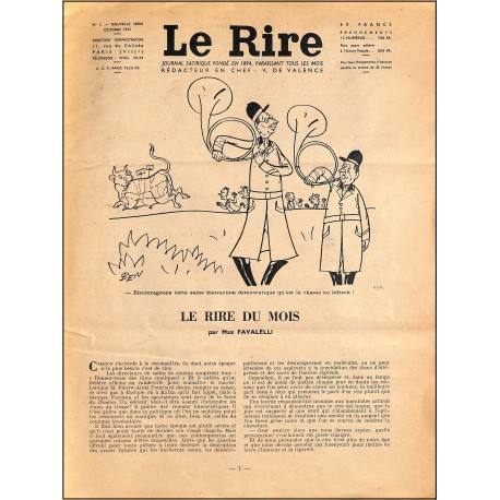 Le Rire |Premier Numéro