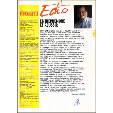 Réussir |Premier Numéro