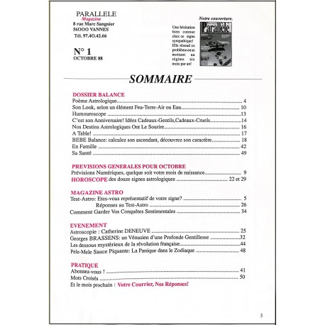 PARALLELE Magazine |Premier Numéro