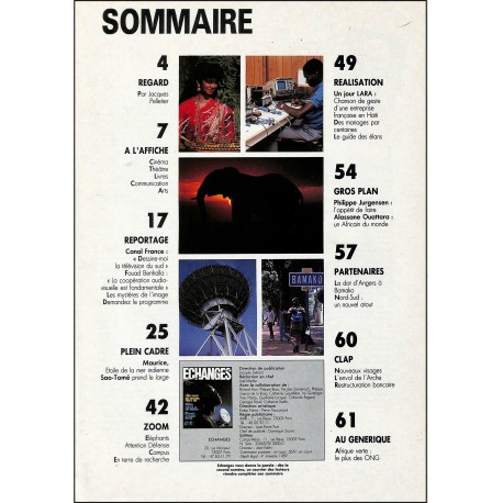 ECHANGES |Premier Numéro