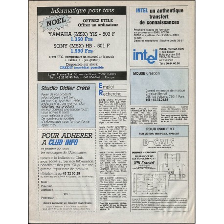 LE CANARD INFORMATIQUE |Premier Numéro