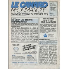 LE CANARD INFORMATIQUE |Premier Numéro