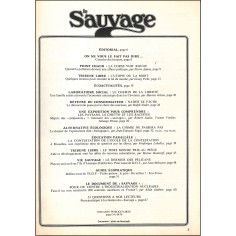 Le Sauvage |Premier Numéro 2