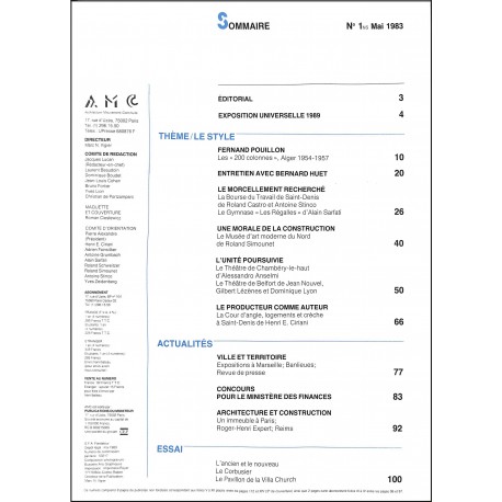 AMC |Premier Numéro