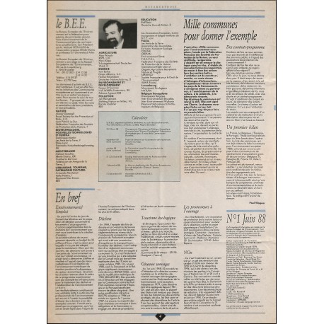 METAMORPHOSE |Premier Numéro