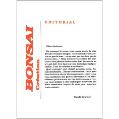 BONSAI Création |Premier Numéro 2