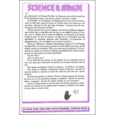 Science & Magie |Premier Numéro