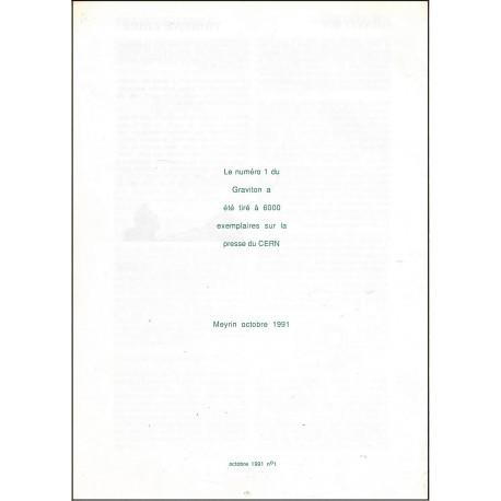 GRAVITON |Premier Numéro