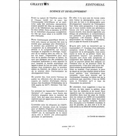 GRAVITON |Premier Numéro