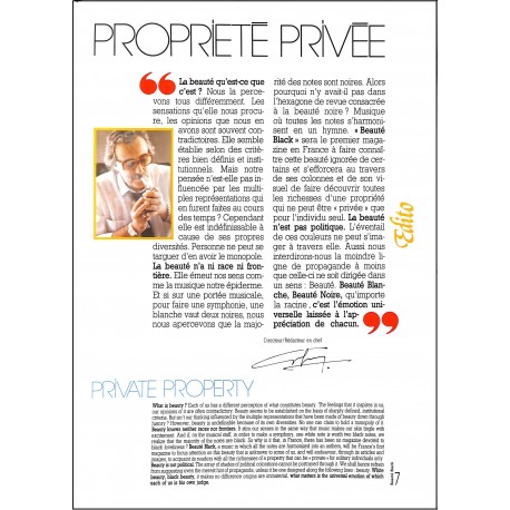 Beauté BLACK magazine |Premier Numéro