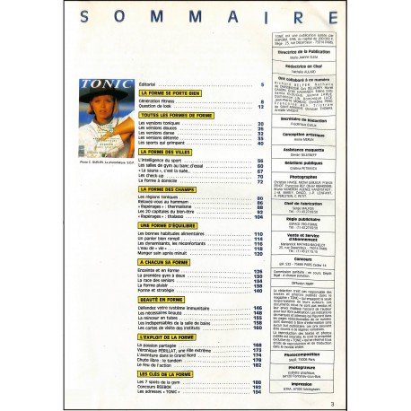 Tonic |Premier Numéro