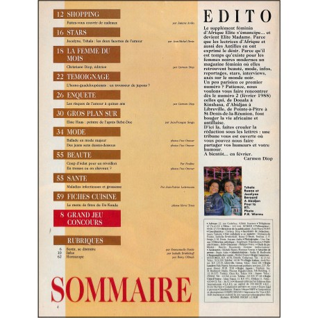 ELITE madame |Premier Numéro