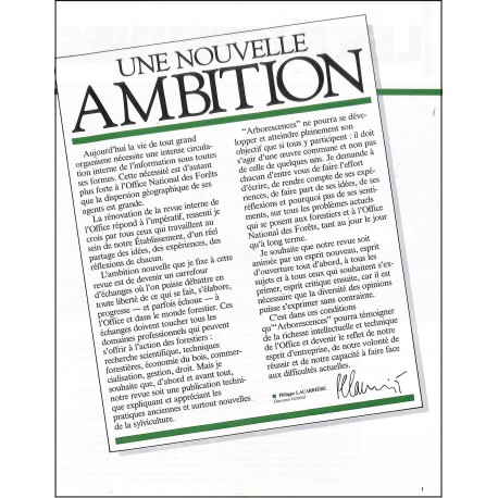 ARBORESCENCES |Premier Numéro