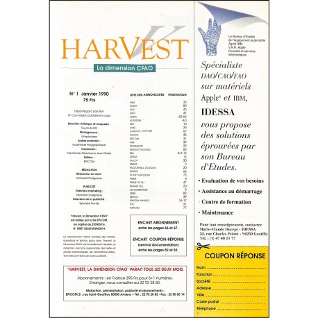 HARVEST |Premier Numéro