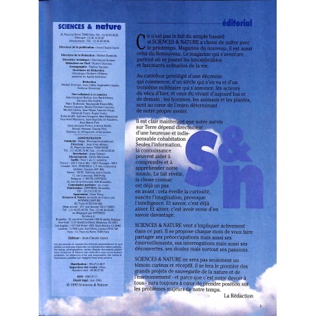 Sciences & nature |Premier Numéro