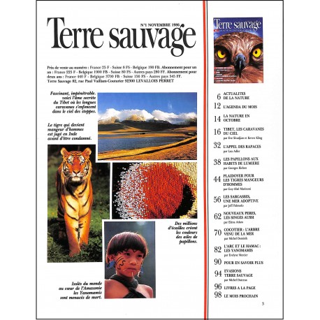 Terre sauvage |Premier Numéro