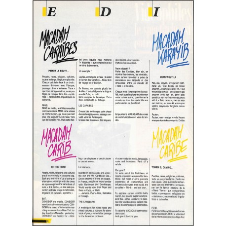 Macadam Caraïbes |Premier Numéro