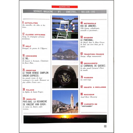 VOYAGES magazine |Premier Numéro