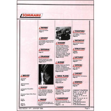 MIDI MEDIA |Premier Numéro