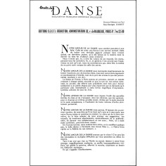 Toute la DANSE |Premier Numéro 2