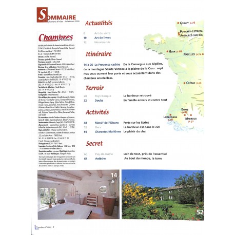 Chambres d'hôtes & tables d'hôtes |Premier Numéro