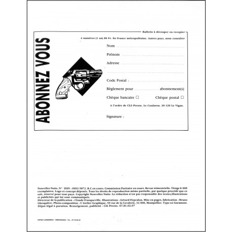 NOUVELLE NUITS |Premier Numéro