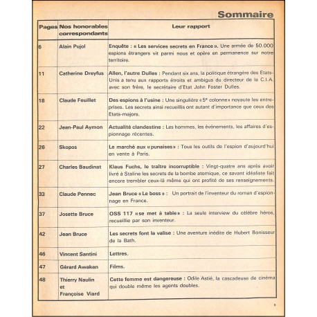 001 |Premier Numéro