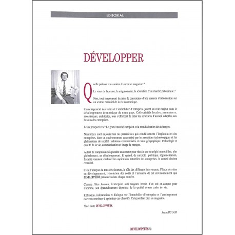DEVELOPPEURS |Premier Numéro