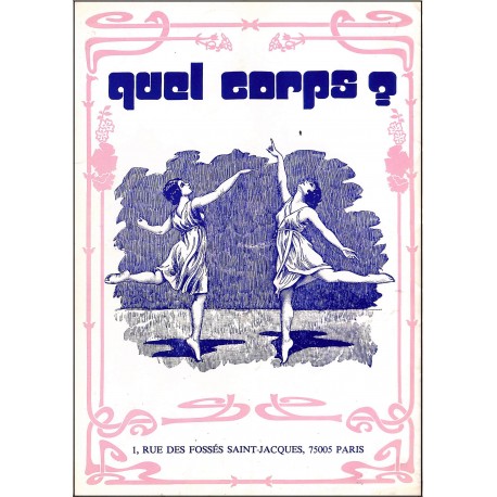 QUEL CORPS |Premier Numéro