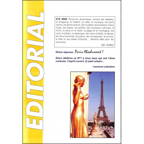 PARIS Absolument |Premier Numéro