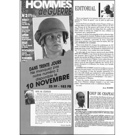 HOMMES de GUERRE |Premier Numéro
