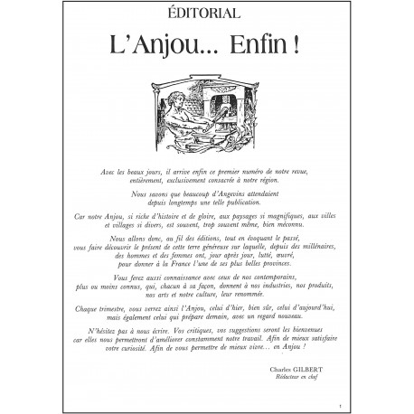 l'Anjou |Premier Numéro