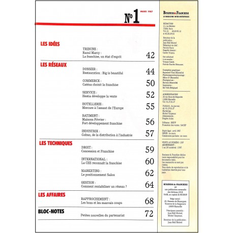 Business & Franchise |Premier Numéro