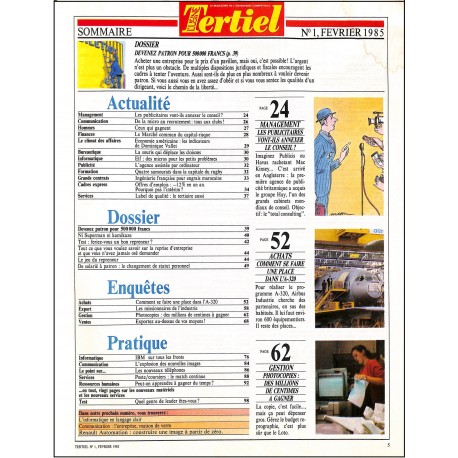 Tertiel |Premier Numéro