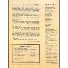LE JOURNAL De la France |Premier Numéro 2