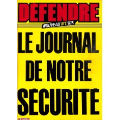 DÉFENDRE |Premier Numéro
