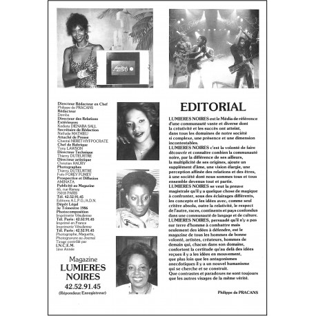 Lumières noires |Premier Numéro