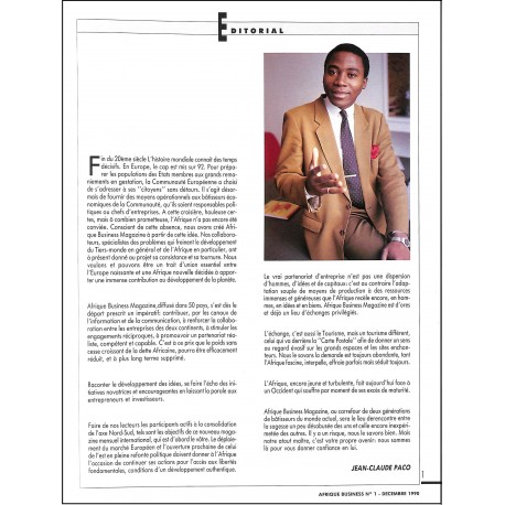 AFRIQUE BUSINESS magazine |Premier Numéro