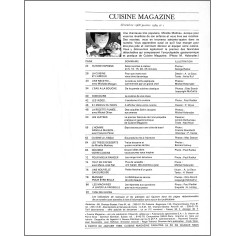 CUISINE MAGAZINE |Premier Numéro 2