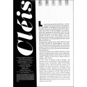 Cléis |Premier Numéro