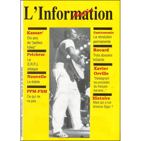 L'Information magazine |Premier Numéro