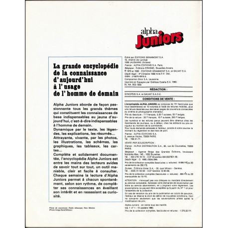 alpha Juniors |Premier Numéro