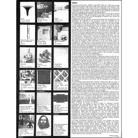 art press international |Premier Numéro