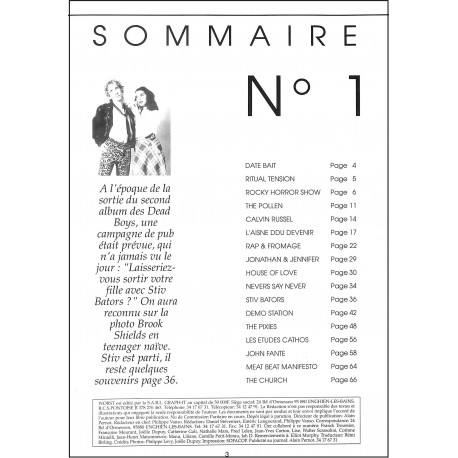 WORST |Premier Numéro