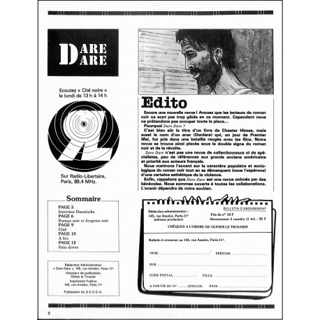 DARE DARE |Premier Numéro