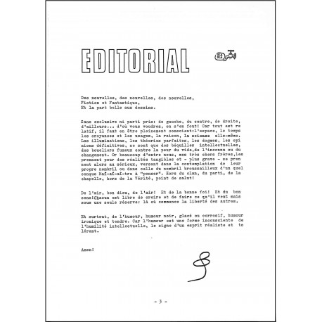 espace temps |Premier Numéro